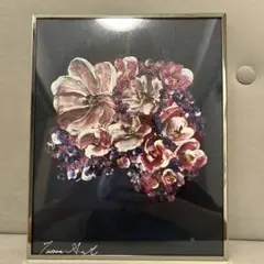花の絵画「dawn」 2024年作