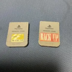 ps純正メモリーカード 2個