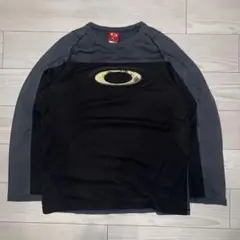 90s 00s oakley 赤タグ メッシュ ロゴT L