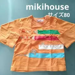 miki house オレンジ Tシャツ サイズ80