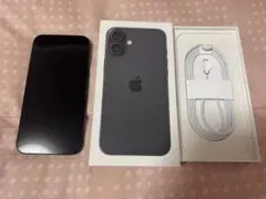 iPhone 16plus 128GB ブラック SIMフリー 100%