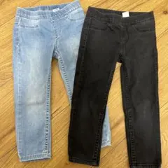 パンツ2枚セット　h&mキッズ　キッズデニム