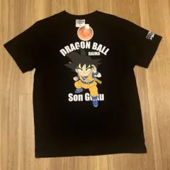 新品　ドラゴンボール　メンズ　半袖Tシャツ　胸プリント　ブラック　黒　Lサイズ