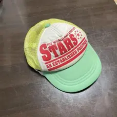 STARS メッシュキャップ 緑色