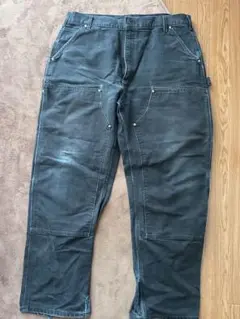Carhartt ダークグレー ワイドパンツ アメリカ産