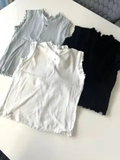 GU タンクトップ　3枚　130