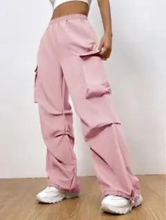 カーゴパンツ ピンク、新品