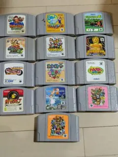 ジャンク品扱い ニンテンドウ64ソフト13点まとめ売り