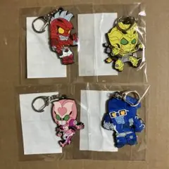 機界戦隊ゼンカイジャー ラバーチャーム　キカイノイド4種