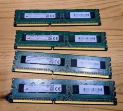 Micron DDR3 8GB 4枚セット 32GB PC3-14900E