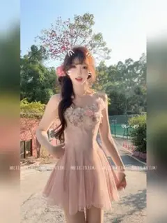 大人気❤️ミニドレス　華やかパーティー用　おしゃれアイテム