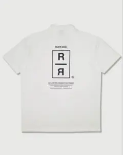 RUFFLOG R&R LOGO MOCK NECK SHIRTS 白　Mサイズ