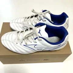 Mizuno ミズノ サッカースパイク シューズ 24㎝ ホワイト&ブルー