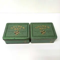 GOLDEN BAT　灰皿缶　２個セット