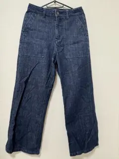 エヌドット ダークブルー デニムパンツ
