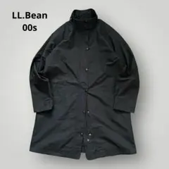 希少！LL.Beanラグランナイロンコート ジャケット 黒 ブラック Aライン