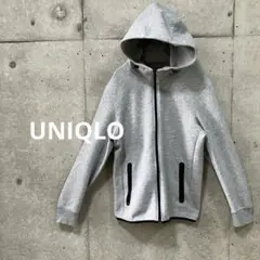 UNIQLO/ユニクロ【M】ドライストレッチフルジップパーカー フーディ　綿