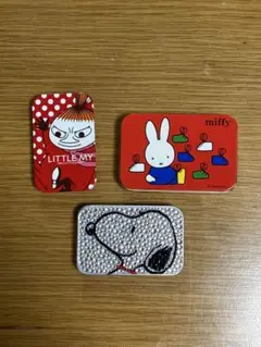 【お買い得】キャラクター　缶ケース3個セット