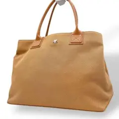 美品 B023 クレージュ トートバッグ キャンバス A4収納可能