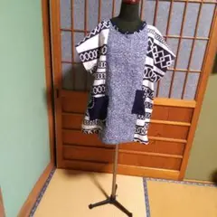 浴衣リメイクのチュニック