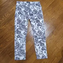 SEULE 21 フラワープリント スキニーパンツ