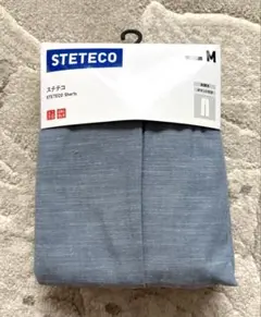 【未使用タグ付】ユニクロ　ステテコ　メンズ　М　ブルー（61）無地