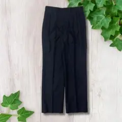 黒 ブラック スラックス ズボン メンズ