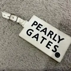 PEARLY GATES ネームプレート ホワイト