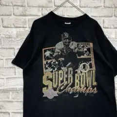 USA製90sヴィンテージTシャツ！シングルステッチ　ブラック半袖古着L26