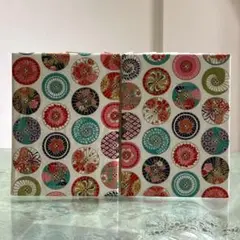 【SALE】御朱印帳　和傘×ホワイト　ポケットなし