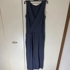 カシュクールオールインワン　ネイビー