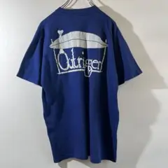 T-623 Outrigger ポケット付き 両面プリント Tシャツ Lサイズ