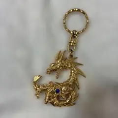 ドラゴンデザイン ゴールドキーホルダー