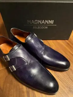 本日限定【新品未使用】MAGNANNI サイズ42 ダブルモンクシューズ