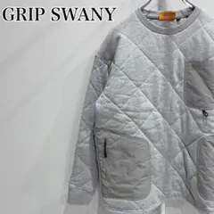 GRIP SWANY 別注カラー　キルトクルー　ギアポケット　グレー　Mサイズ