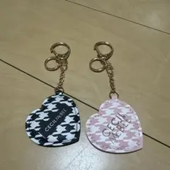 ハート型キーホルダー 2個セット