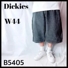 人気カラー ビッグサイズ ディッキーズ デニム ハーフパンツ 黒 44インチ