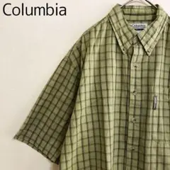 Columbia　コロンビア　シャドー　オーバーチェック　BD　コットンシャツ