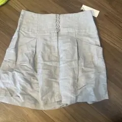 未使用　ライトグレー ミニスカート サイズ2