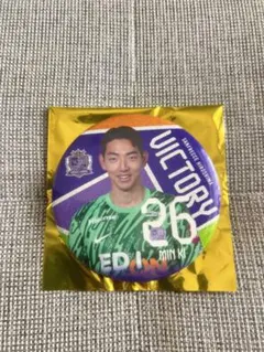 サンフレッチェ広島 限定プレイヤーズ特大ホログラム缶バッジ　#26チョン・ミンギ