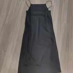 green label relaxing　ブラック キャミロングワンピース