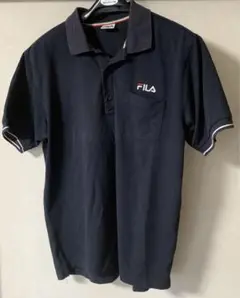 FILA ネイビー ポロシャツ Lサイズ