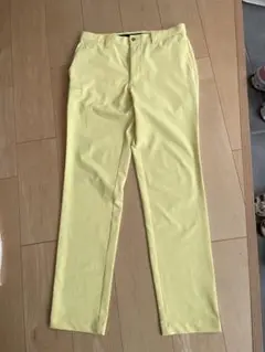 マンシングウエア　メンズゴルフパンツ　イエロー