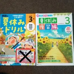 夏休みドリル 小学3年生 2冊セット