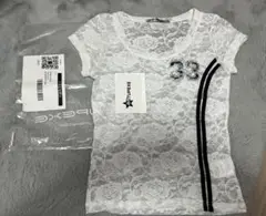 SETUPEXE ホワイト　レース　Tシャツ　33シズニルック