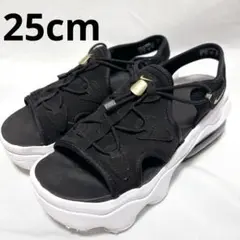 NIKE エアマックスココ サンダル ブラック×ホワイト 25cm