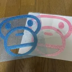 キラキラアイロン　猿