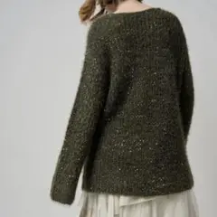 WILLFULLY spangle fluffyshaggy looseknit