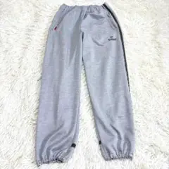 n6246 ダンロップ ジョガーパンツ M 薄手 グレー ジャージパンツ