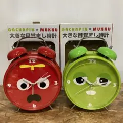 SKMR955▲ ガチャピンムック 目覚まし時計 ムックジャンク ポンキッキー